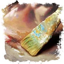 Saffron and the Paint